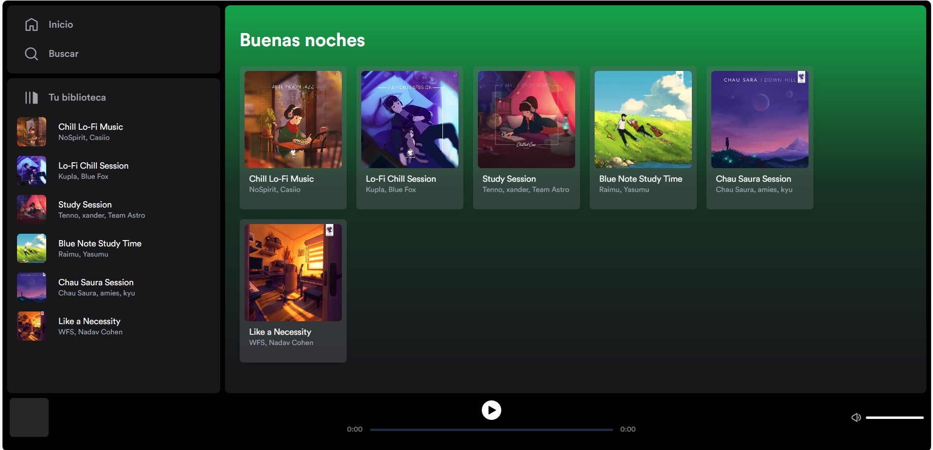 Captura de pantalla del proyecto /projects/spotify-clone.png